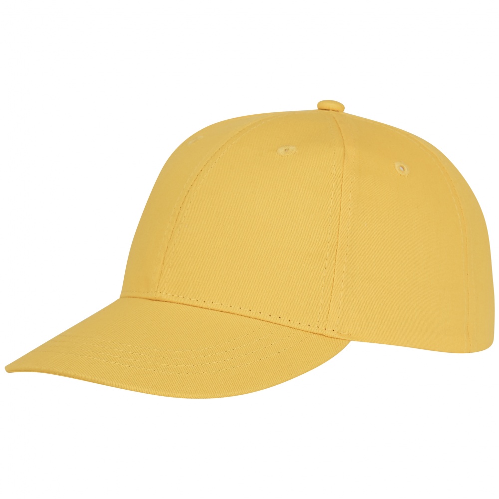 Logotrade promotional item image of: Ares 6 panel cap, yellow