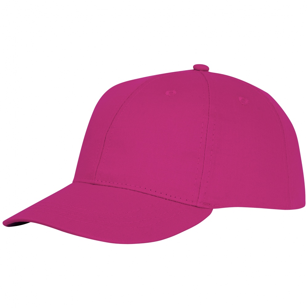 Logotrade corporate gift image of: Ares 6 panel cap, pink