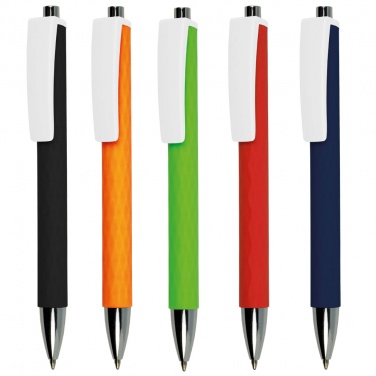 Logotrade promotional gift picture of: Plastic ball pen, orange