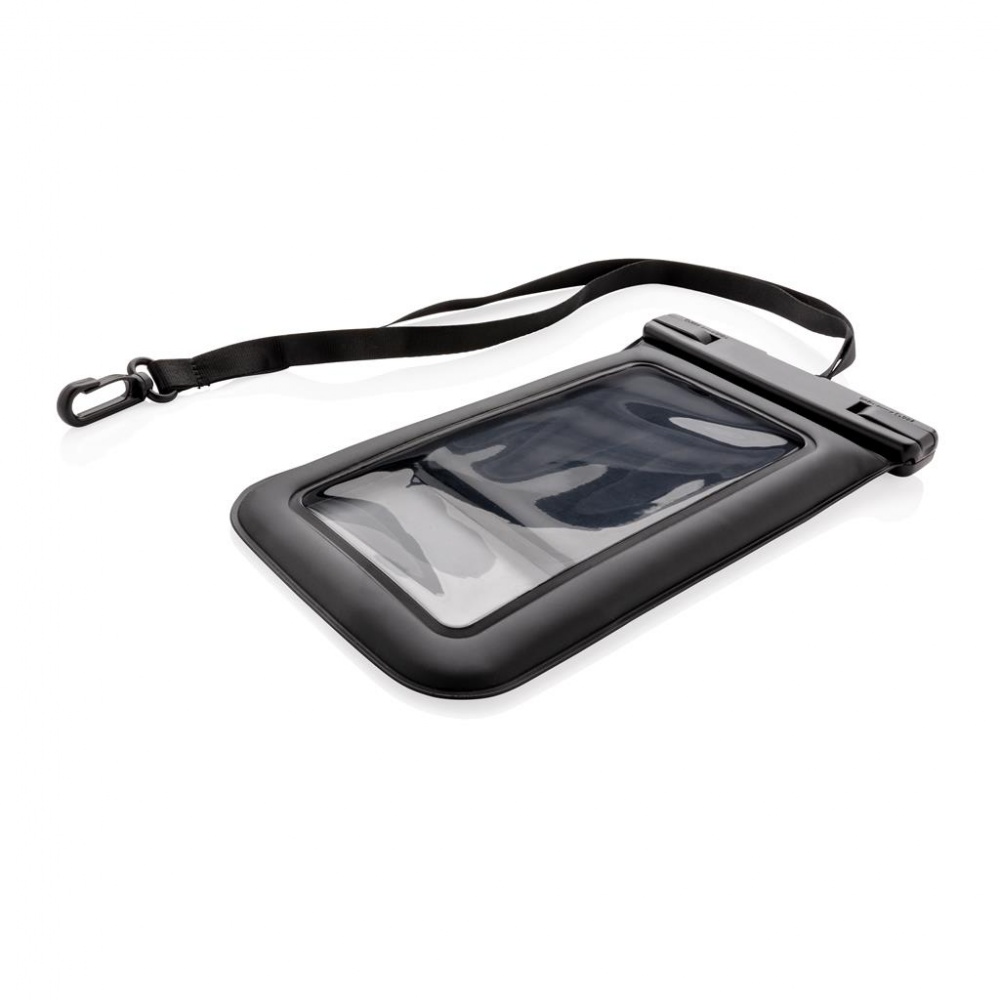 Logo trade promotional items picture of: IPX8 Waterproof Floating Phone Pouch, black