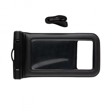 Logo trade promotional merchandise image of: IPX8 Waterproof Floating Phone Pouch, black