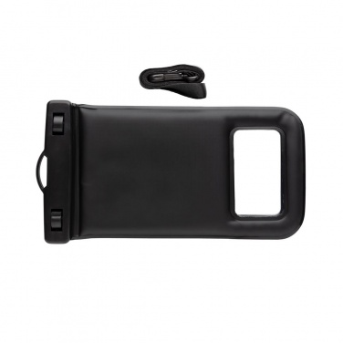 Logo trade promotional giveaway photo of: IPX8 Waterproof Floating Phone Pouch, black