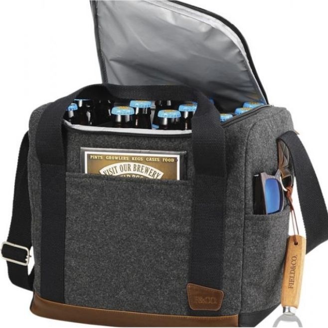 Logotrade promotional giveaway image of: Campster 12 Bottle Craft Cooler, antratsite