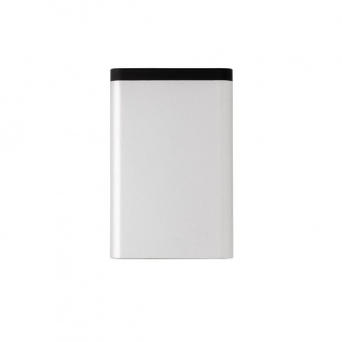 Logotrade business gift image of: 10.000 mAh Aluminum pocket powerbank, silver