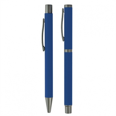 Logo trade promotional item photo of: Writing set, ball pen and roller ball pen