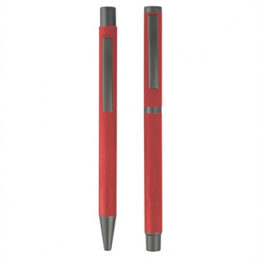 Logo trade business gift photo of: Writing set, ball pen and roller ball pen