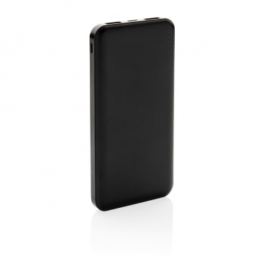 Logo trade promotional products picture of: High Density 10.000 mAh Pocket Powerbank, black