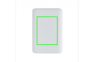 Logotrade advertising products photo of: 10.000 mAh pocket powerbank with triple input, white