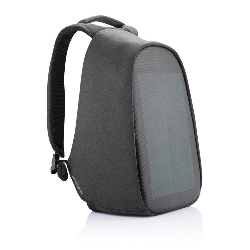 Logo trade promotional giveaways image of: Bobby Tech anti-theft backpack, black