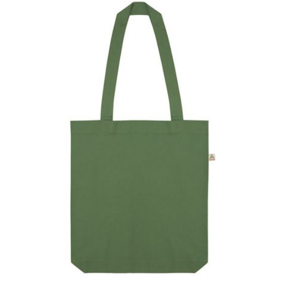 Logo trade promotional giveaways image of: Shopper tote bag, leaf green