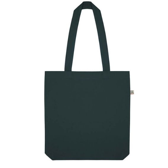 Logo trade promotional items image of: Shopper tote bag, bottle green