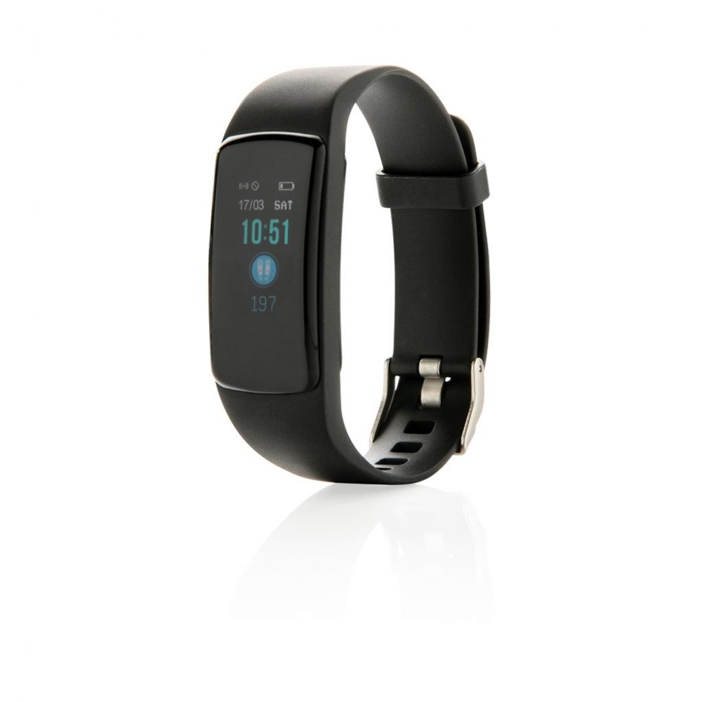 Logotrade business gift image of: Stay Fit with heart rate monitor, black