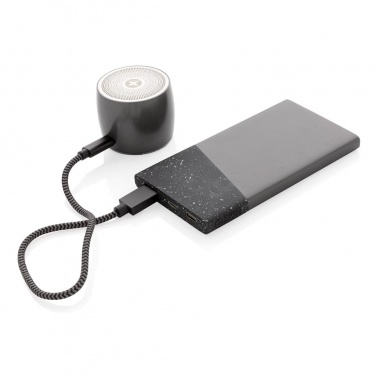 Logo trade promotional merchandise photo of: Swiss Peak 5.000 mAh pocket powerbank, black