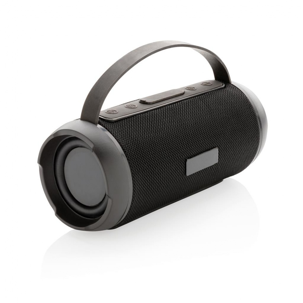 Logo trade corporate gift photo of: Soundboom waterproof 6W wireless speaker, black