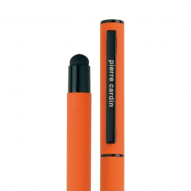 Logo trade promotional products image of: Writing set touch pen, soft touch CELEBRATION Pierre Cardin