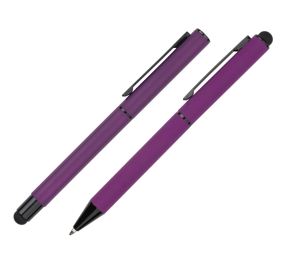 Logotrade business gift image of: Writing set touch pen, soft touch CELEBRATION Pierre Cardin