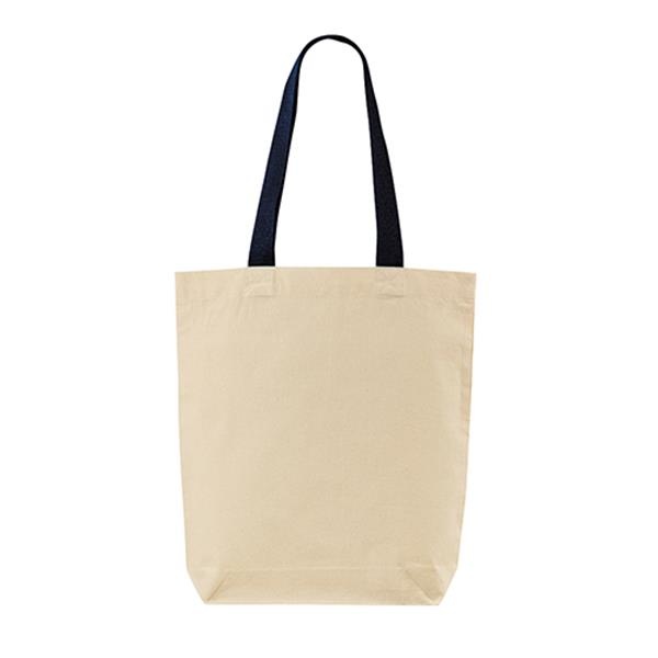 Logo trade promotional items image of: Cotton bag, Blue