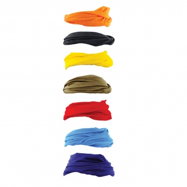 Logo trade advertising products image of: Multifunctional neck warmer, Yellow