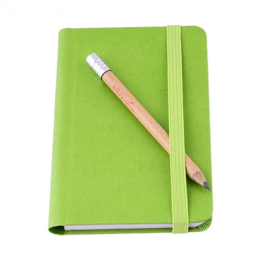 Logotrade promotional product picture of: Notebook A7, Green