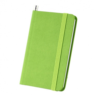 Logotrade promotional merchandise image of: Notebook A7, Green