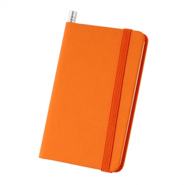 Logo trade promotional giveaway photo of: Notebook A7, Orange