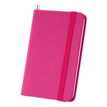 Logo trade promotional items picture of: Notebook A7, Pink