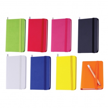 Logo trade promotional item photo of: Notebook A7, Pink