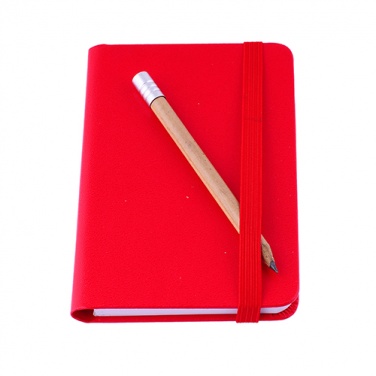 Logotrade promotional product image of: Notebook A7, Red