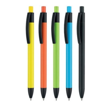 Logotrade promotional merchandise photo of: Pen, soft touch, Capri, navy