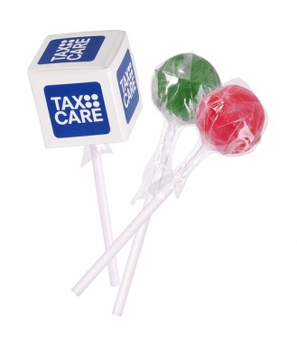 Logotrade promotional merchandise picture of: Cube lollipops