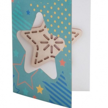 Logo trade business gift photo of: CreaX Christmas card, star