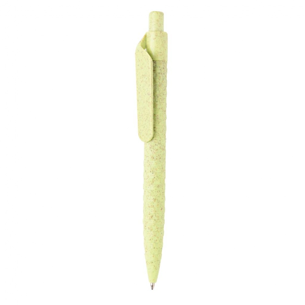 Logotrade promotional item picture of: Wheatstraw pen, green