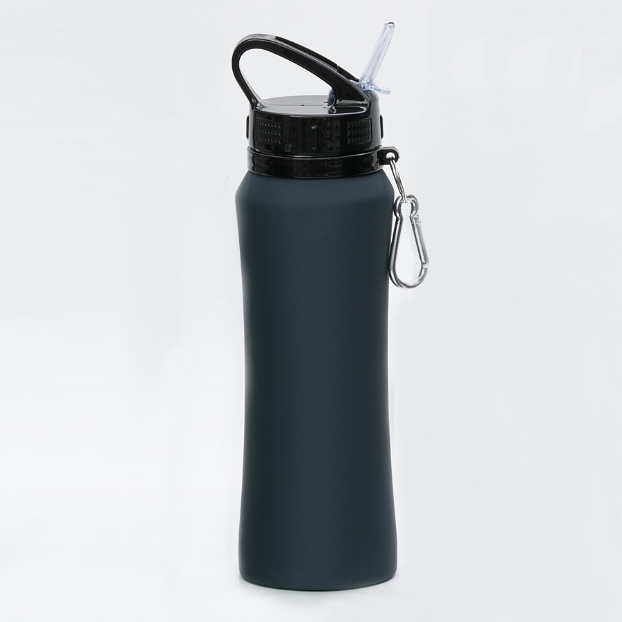 Logo trade advertising products picture of: Water bottle Colorissimo, 700 ml, grey