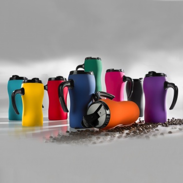 Logotrade promotional product picture of: THERMAL MUG COLORISSIMO, 450 ml