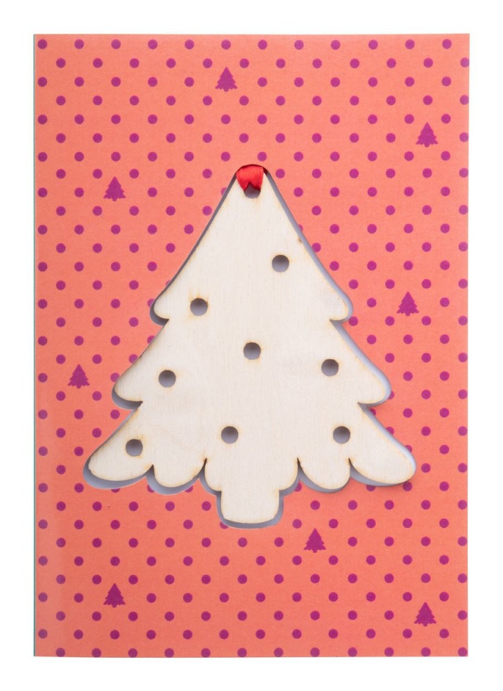 Logo trade promotional gift photo of: TreeCard Christmas card, tree