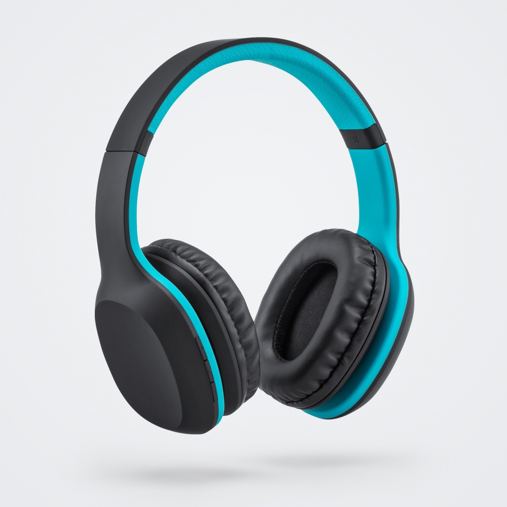 Logotrade promotional products photo of: Wireless headphones Colorissimo, turquoise