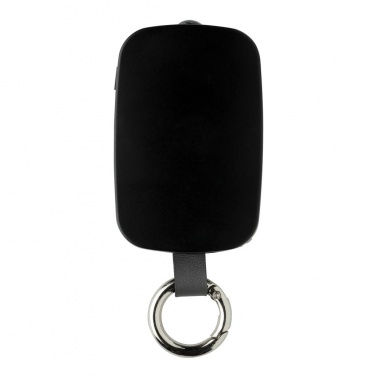 Logotrade promotional item image of: 1.200 mAh Keychain Powerbank with integrated cables, black