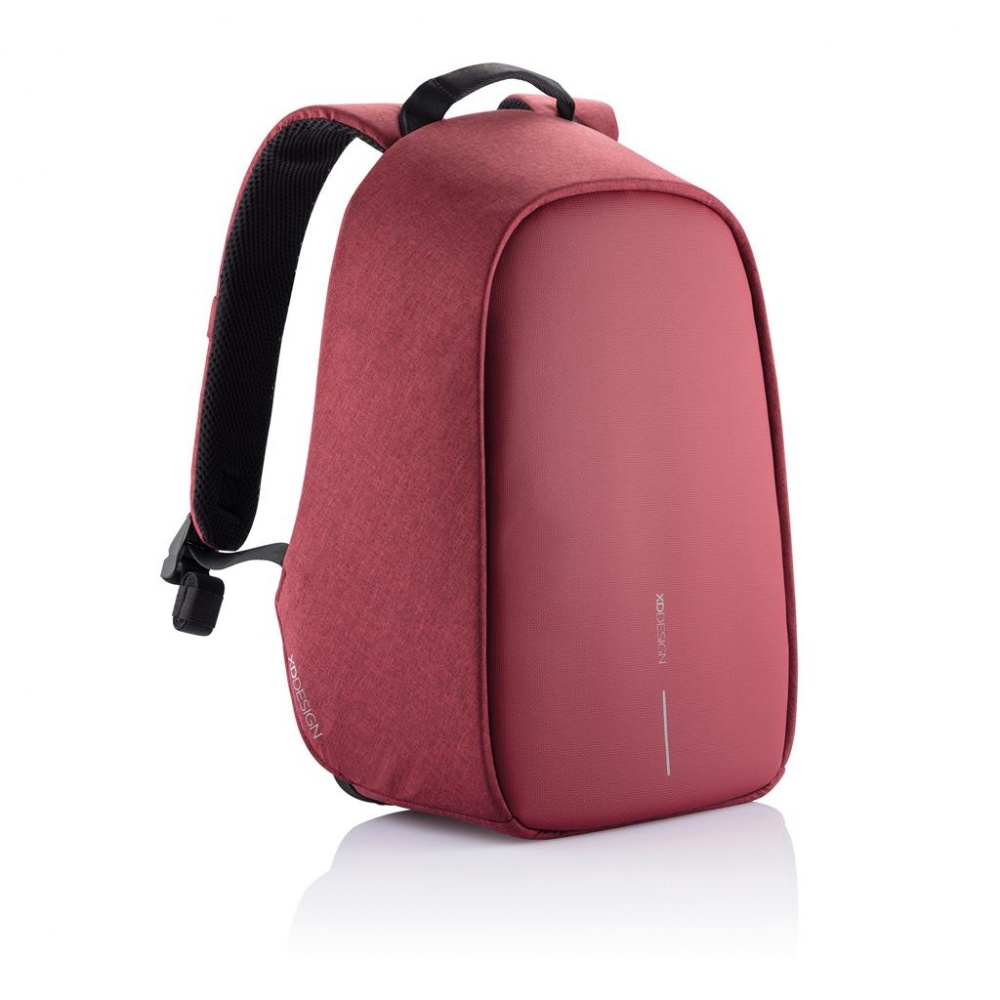 Logotrade promotional gift picture of: Bobby Hero Small, Anti-theft backpack, cherry red