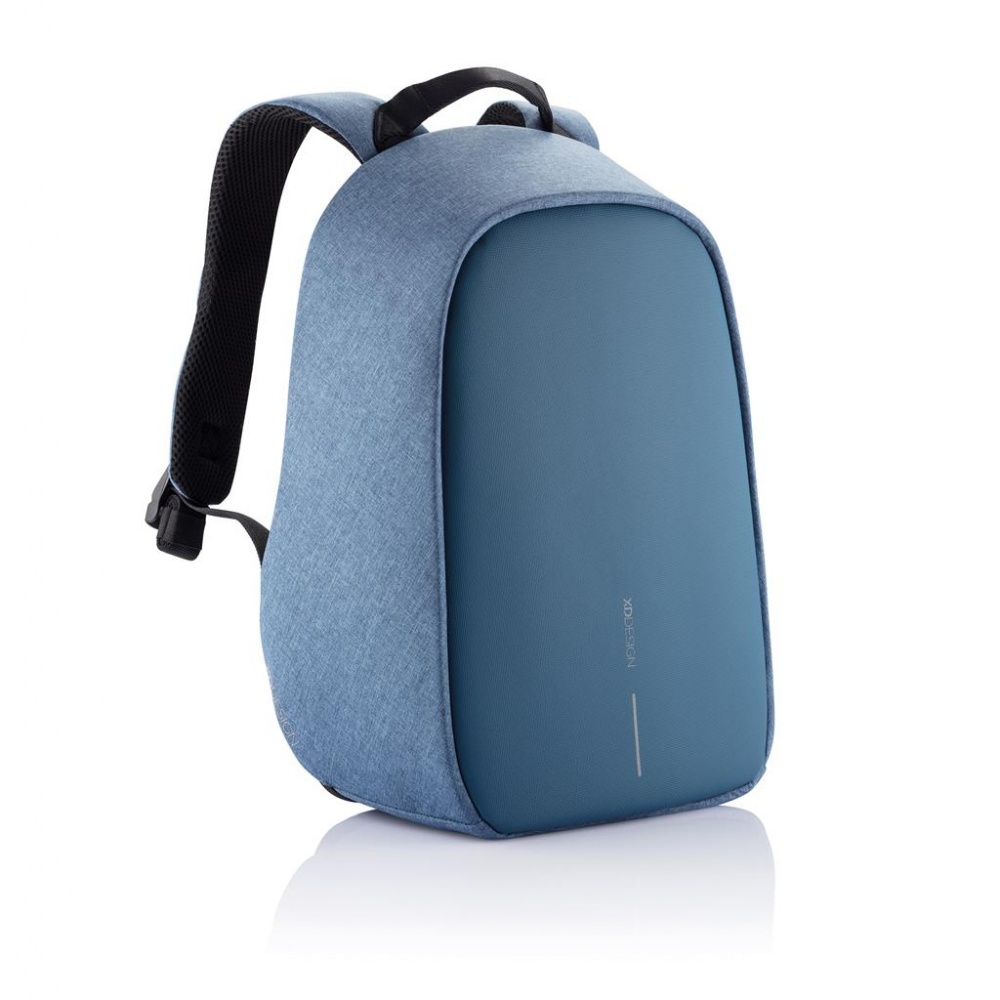 Logo trade promotional item photo of: Bobby Hero Small, Anti-theft backpack, blue