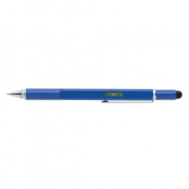 Logotrade business gift image of: 5-in-1 aluminium toolpen, blue