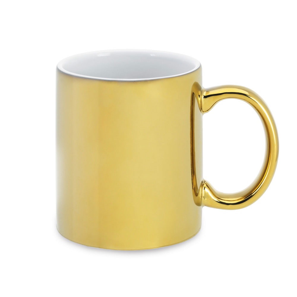 Logo trade advertising products image of: Laffani mug, golden