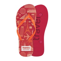 Logo trade promotional gifts picture of: Double layer beach slippers, size 36-39