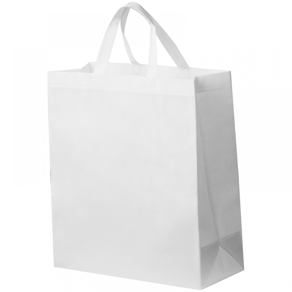 Logotrade promotional items photo of: Non woven bag - large, White