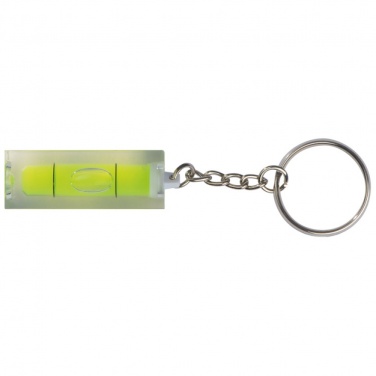 Logo trade promotional giveaways picture of: Spirit level keyring, Yellow