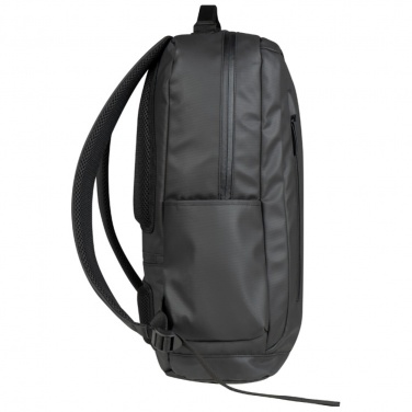 Logo trade promotional gift photo of: High-quality, water-resistant backpack, black