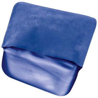 Logo trade promotional products picture of: Inflatable soft travel pillow, Blue