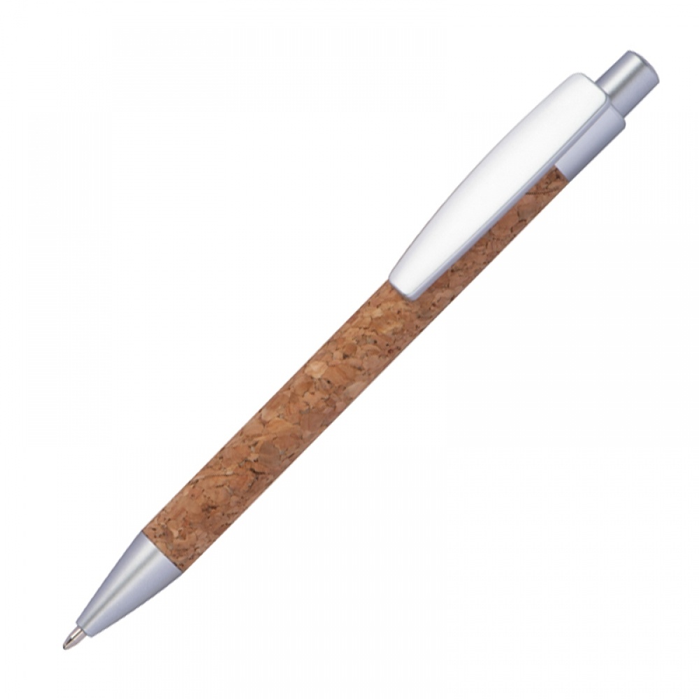 Logotrade corporate gift image of: Cork ballpen, Brown