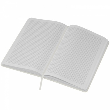 Logo trade advertising products picture of: Notebook with pocket A5, White