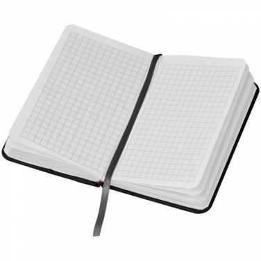 Logo trade advertising product photo of: Notebook with pocket A6, Black