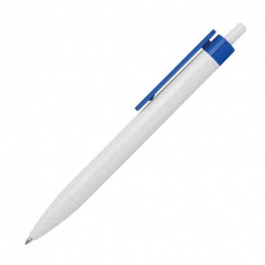 Logotrade promotional merchandise photo of: Ballpen with colored clip, Blue